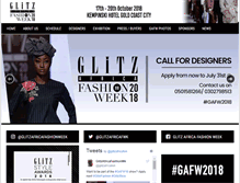 Tablet Screenshot of glitzafricafashionweek.com